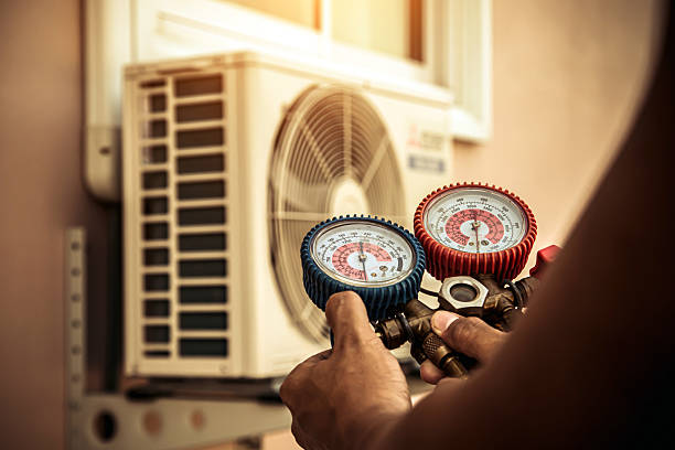 Professional Hvac Maintenance technician working in Odenton, MD